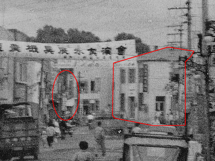 寿浅100周年　伊達町昭和30年駅前通り　北海道相互銀行